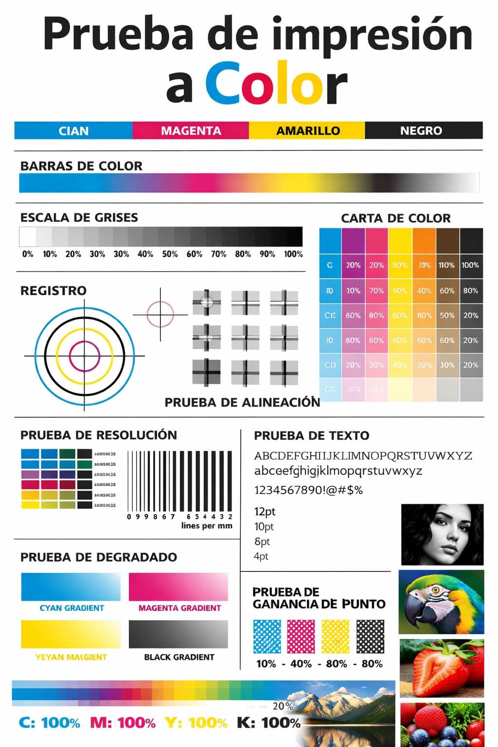 Prueba de Impresión a Color